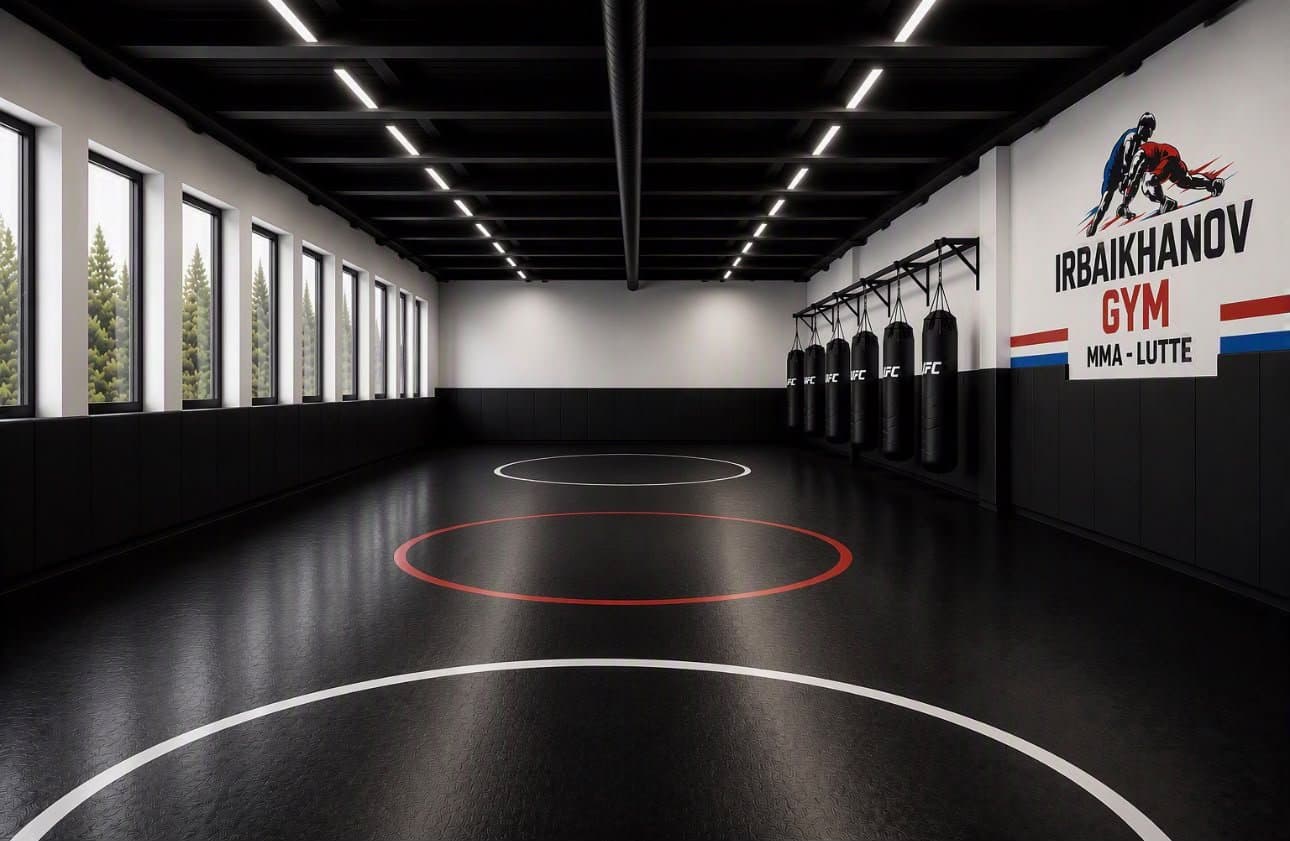 La salle d'entraînement Irbaikhanov Gym
